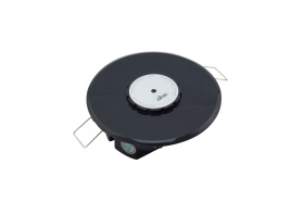 D0157  Espial Round Recessed 4 Channel Infrared Receiver Black